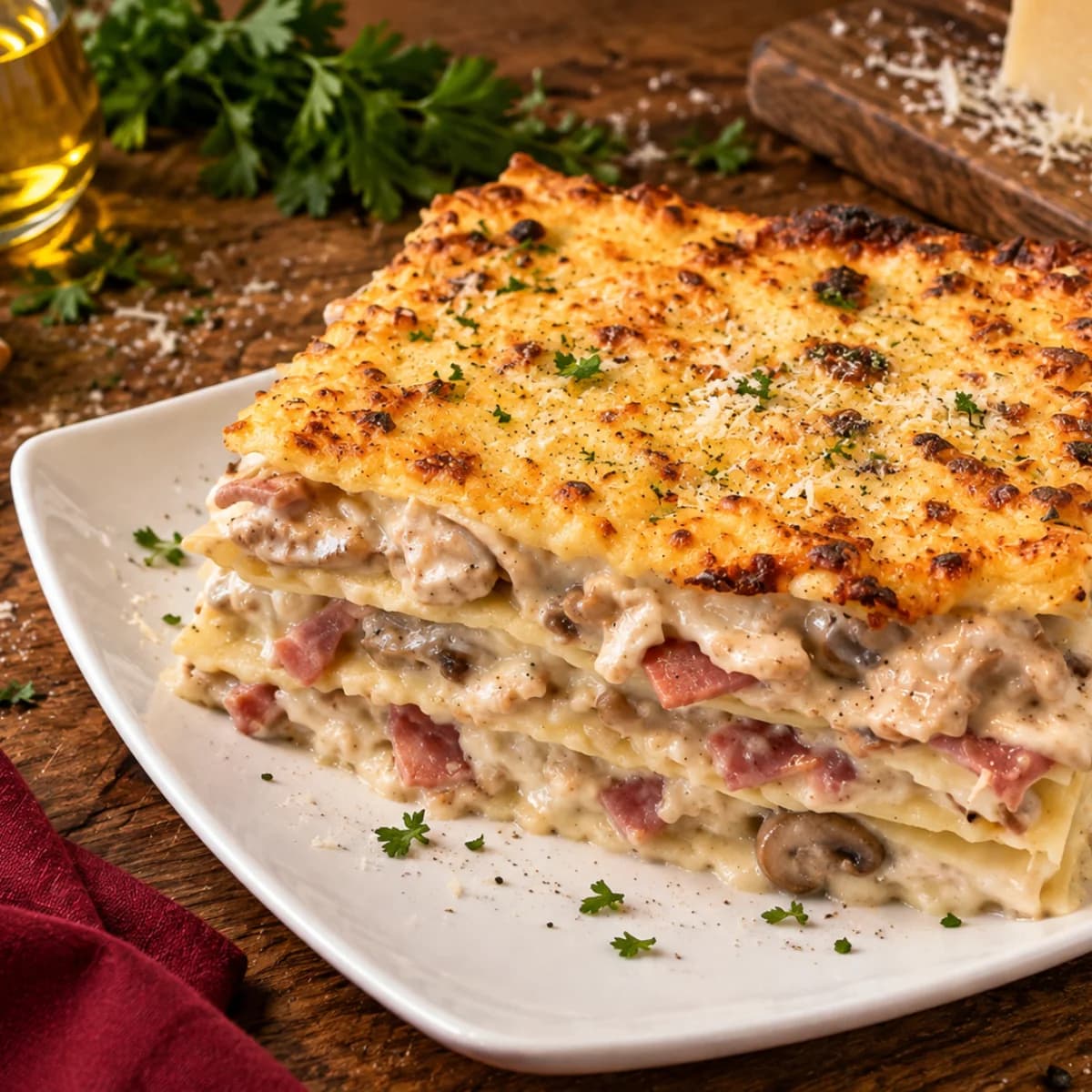 Lasagna Carbonara