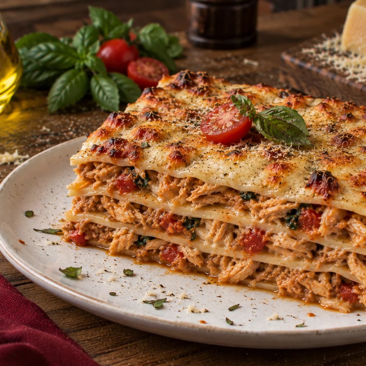 Lasagna de Pollo