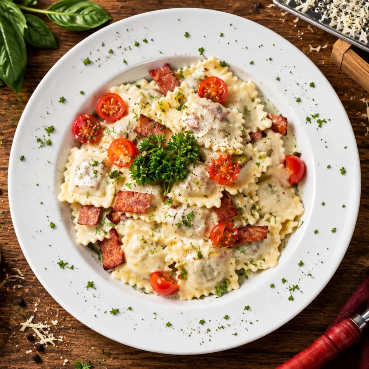 Ravioli de Pollo