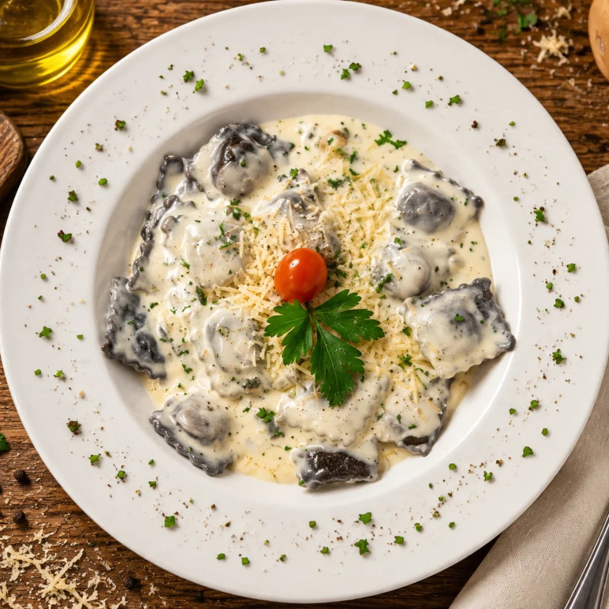 Ravioli de Salmón