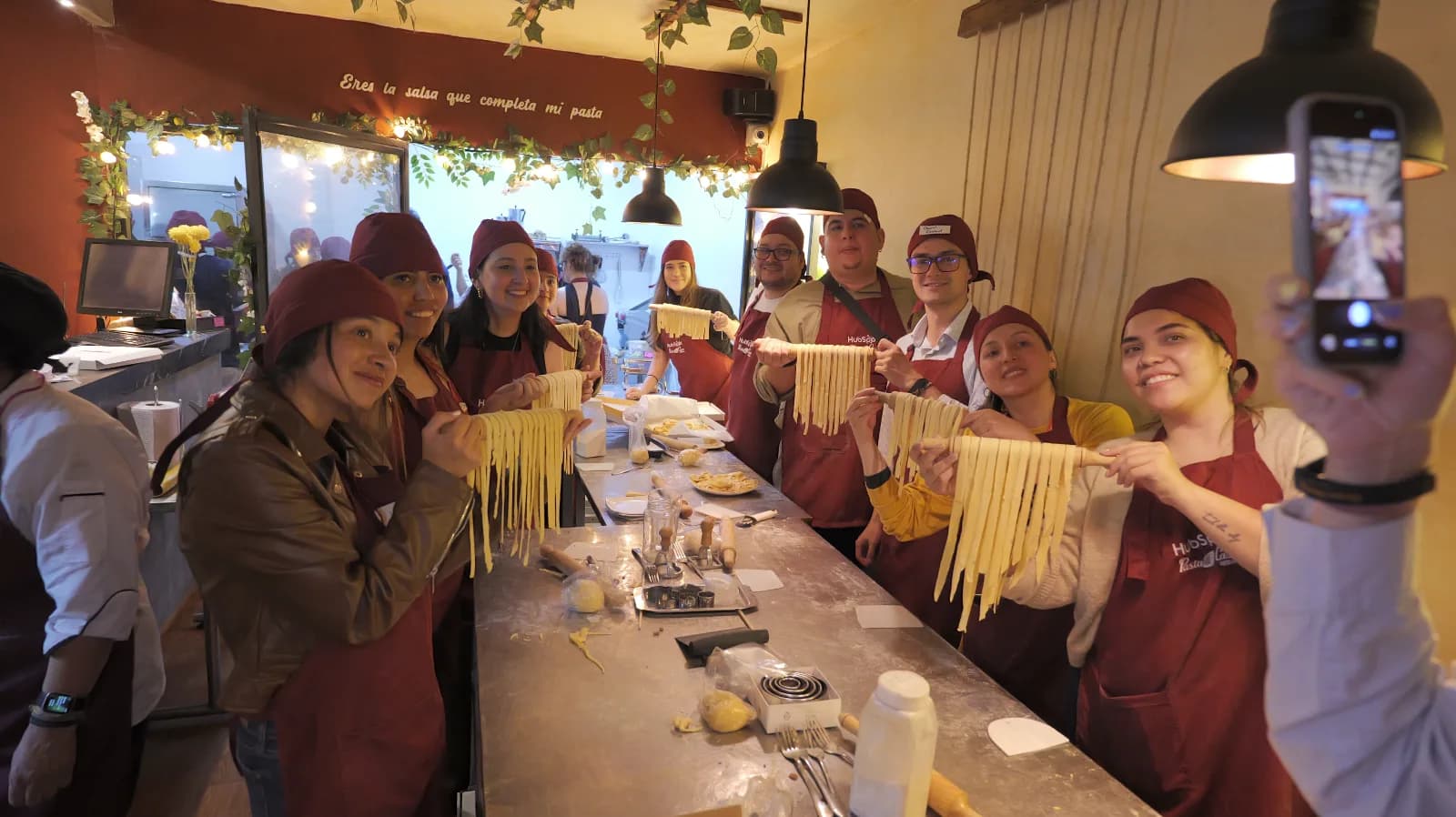 Taller de pasta artesanal en Pasta di Casa